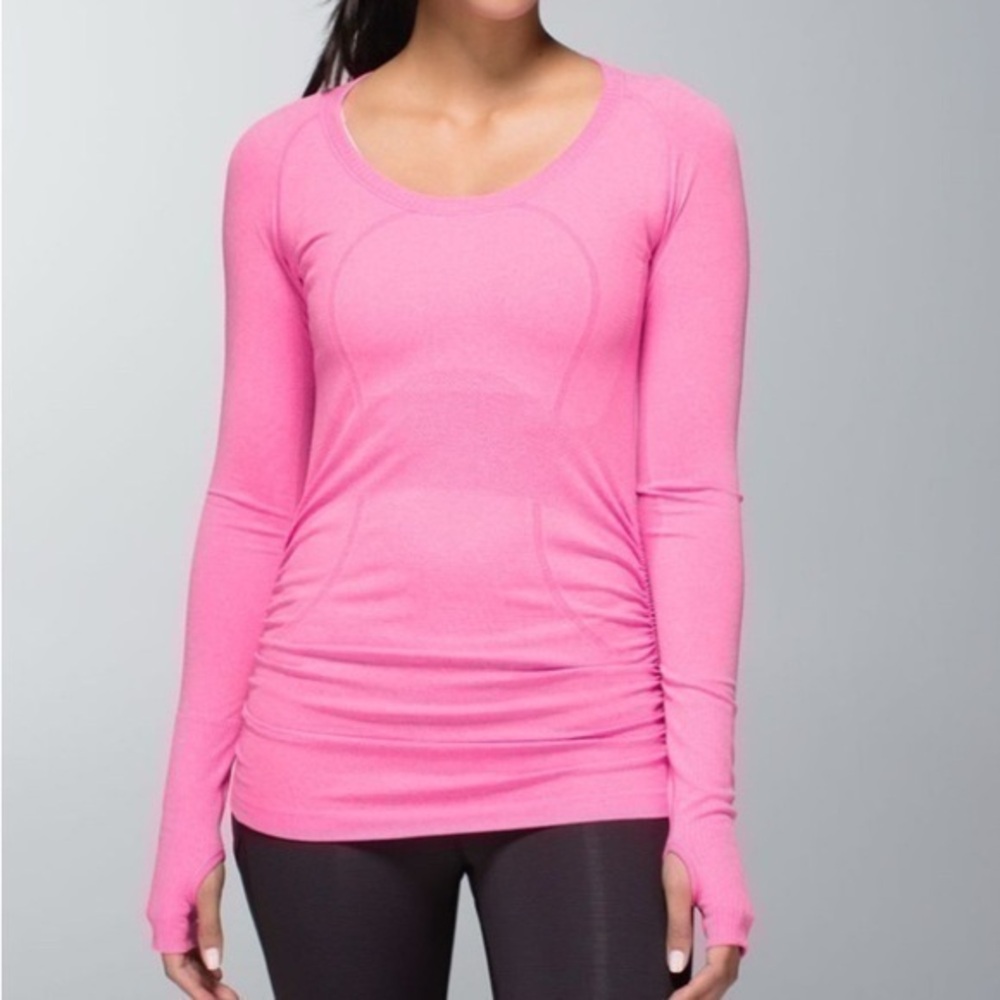 Lululemon Run: Swiftly Tech Long Sleeve Scoop *Ruched